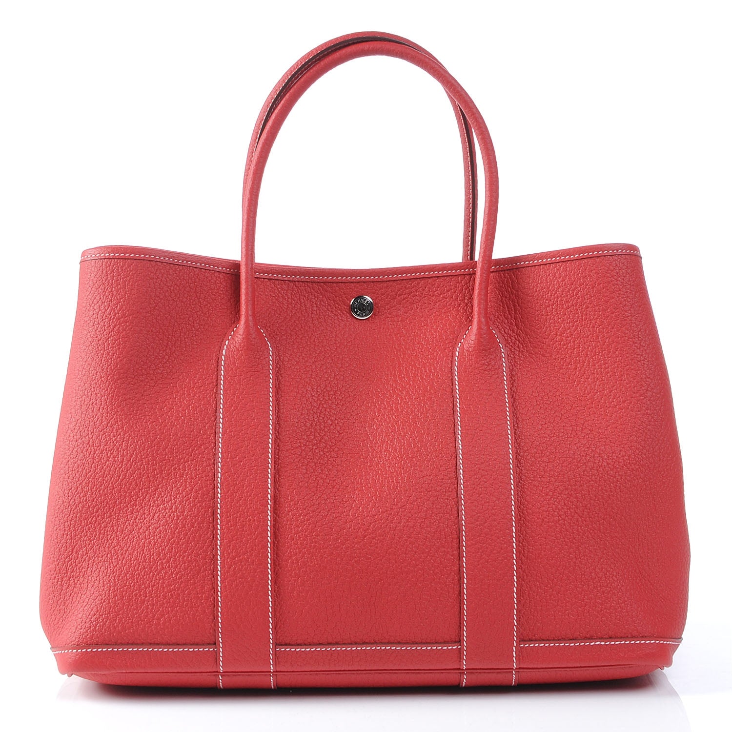 Hermes Vache Country Garden Party 36 MM Rouge Casaque 1 of 8