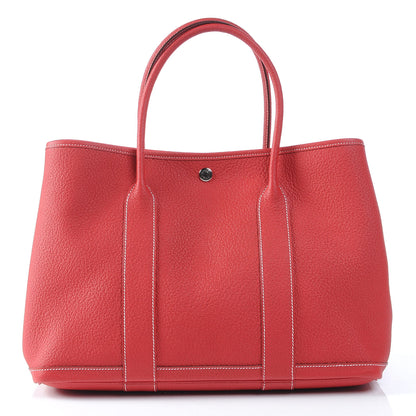 Hermes Vache Country Garden Party 36 MM Rouge Casaque 1 of 8