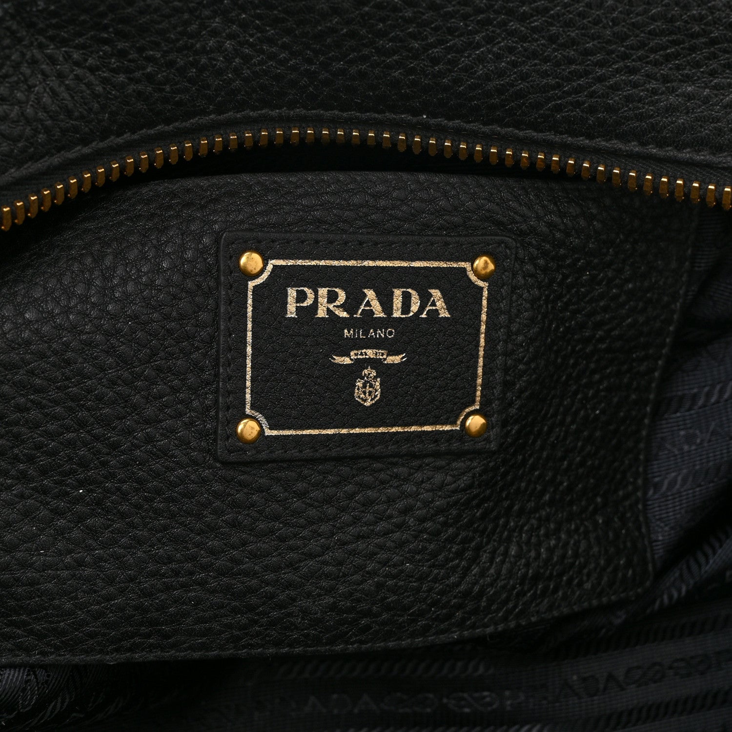 Prada Vitello Daino Bowler Black 6 of 10