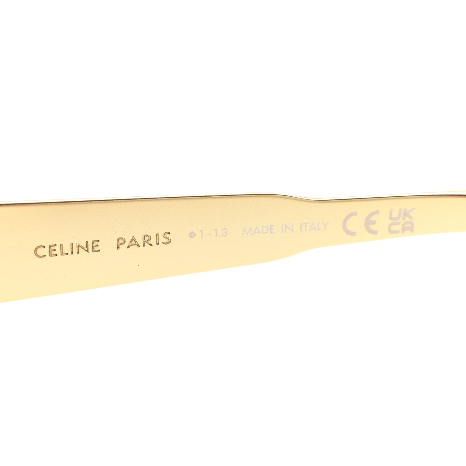 Celine Metal Triomphe 01 Sunglasses CL40235U Gold Green 5 of 9