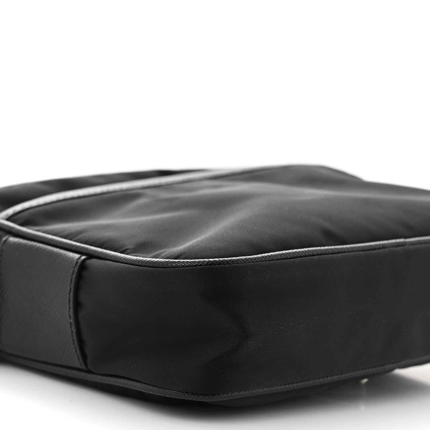Prada Tessuto Nylon Saffiano Logo Camera Bag Black 10 of 11