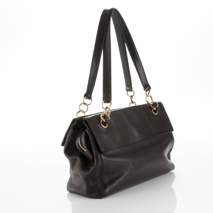 Chanel Caviar Shoulder Bag Brown 3 of 6