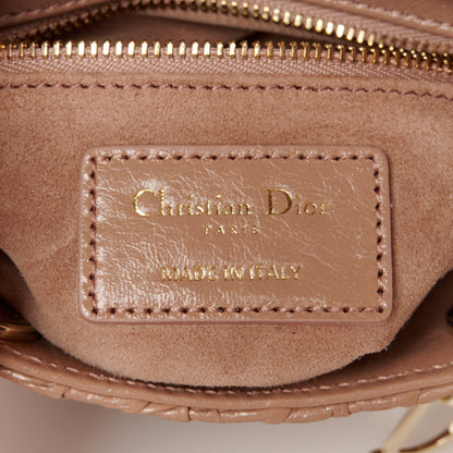 Christian Dior Lambskin Gathered Mini Lady Dior Fard 6 of 11