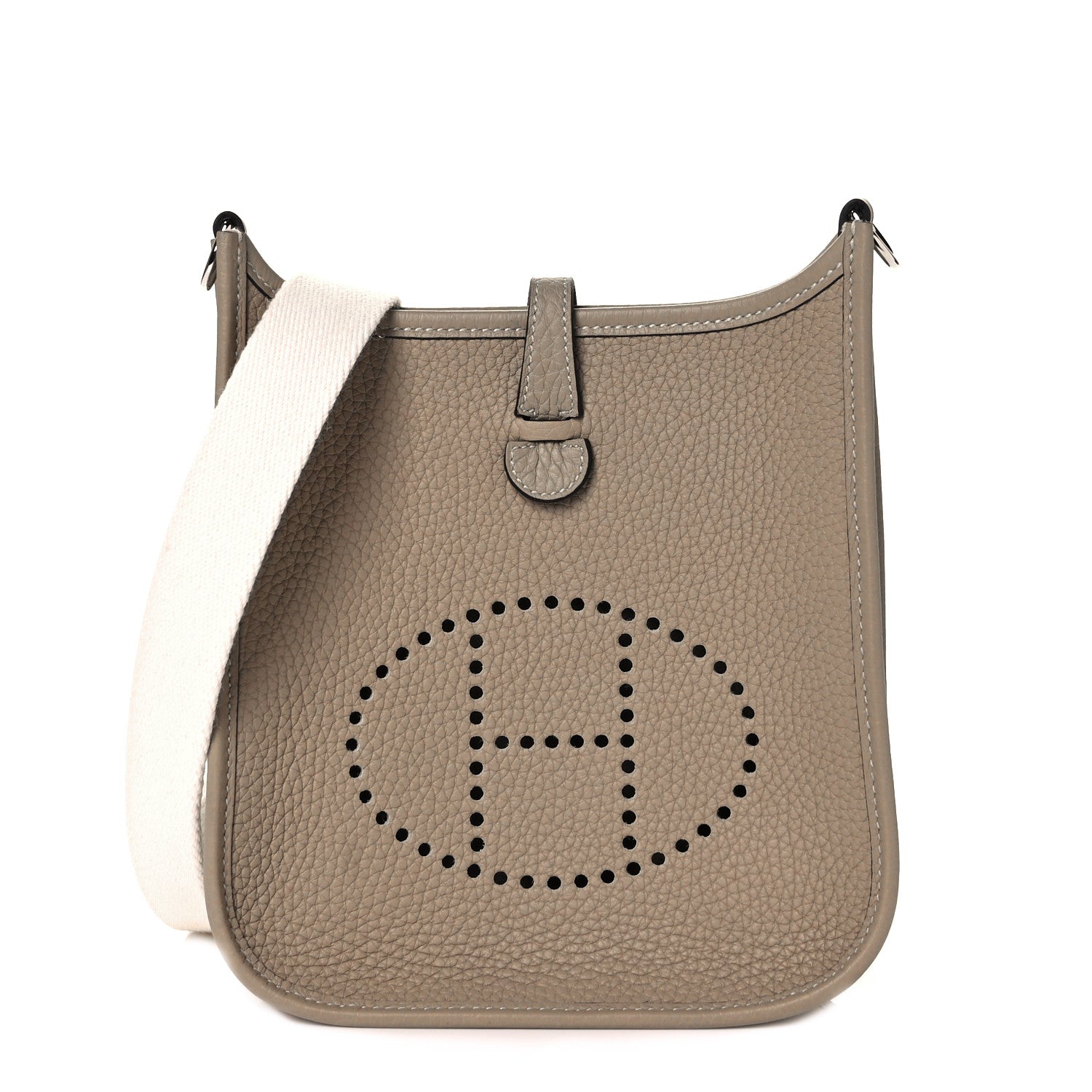 Hermes Taurillon Clemence Amazone Evelyne TPM Trench Craie 1 of 8