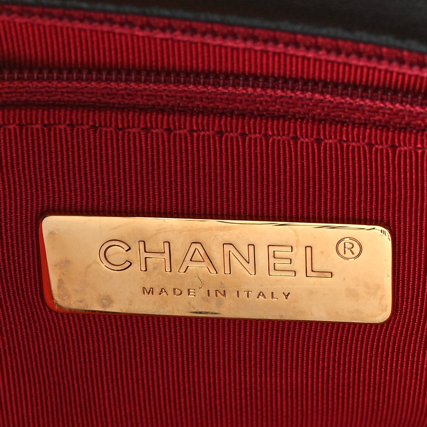 Shiny Goatskin Quilted Medium Chanel 19 Flap Black