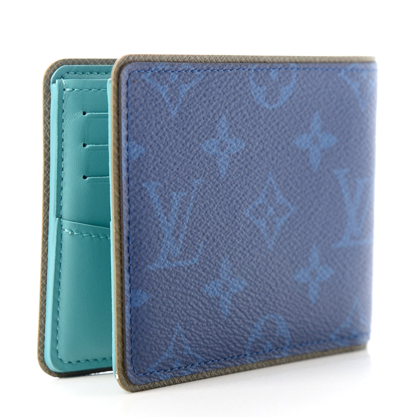 Monogram Outdoor Slender Wallet Pacific Blue