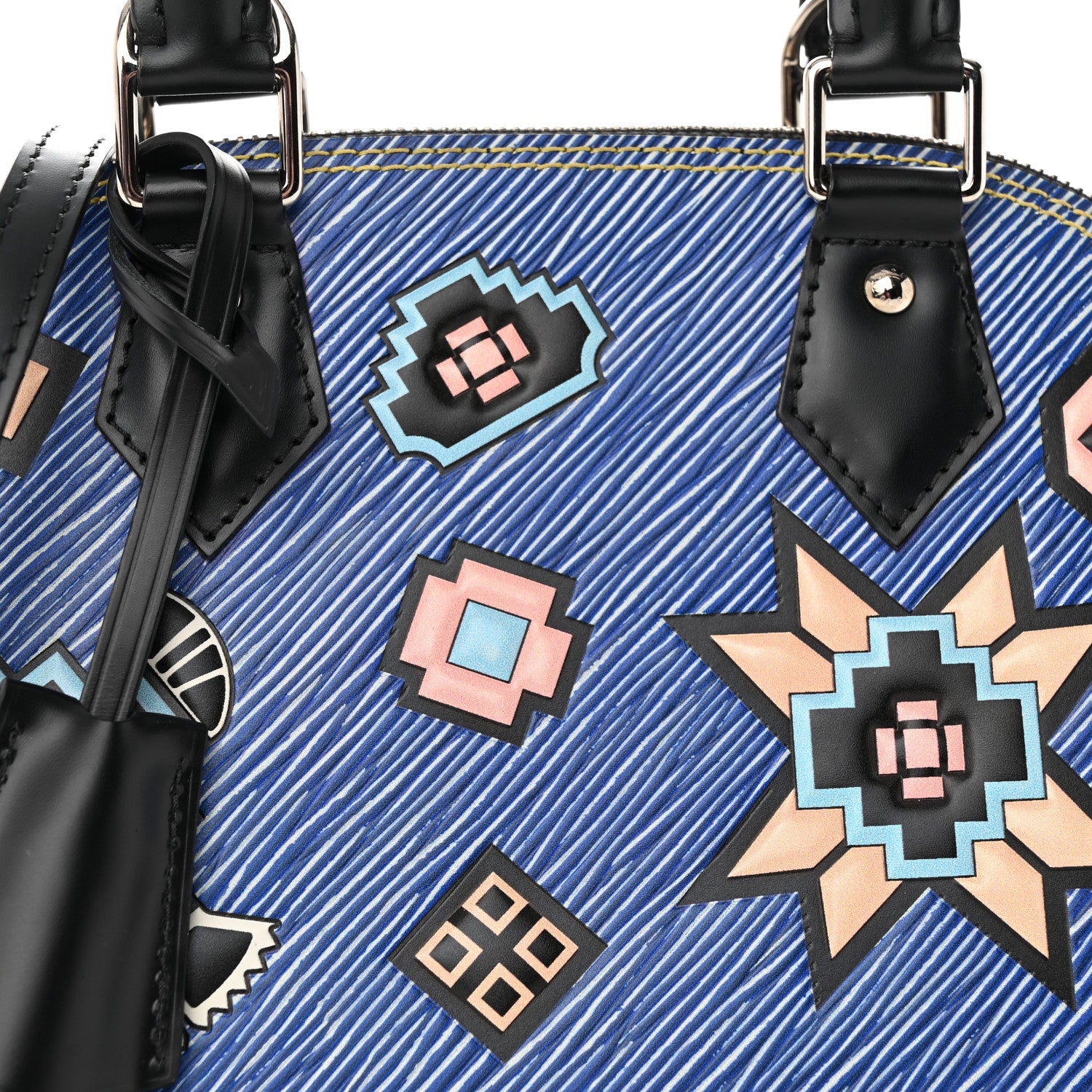 Louis Vuitton Epi Azteque Alma BB Denim Light 8 of 15