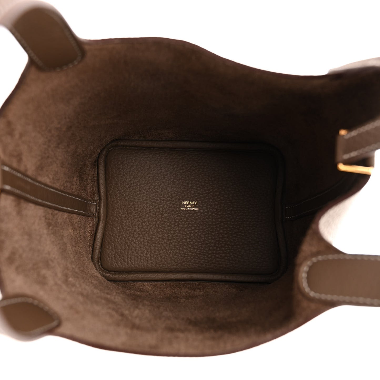 Taurillon Clemence Picotin Lock 18 PM Etoupe