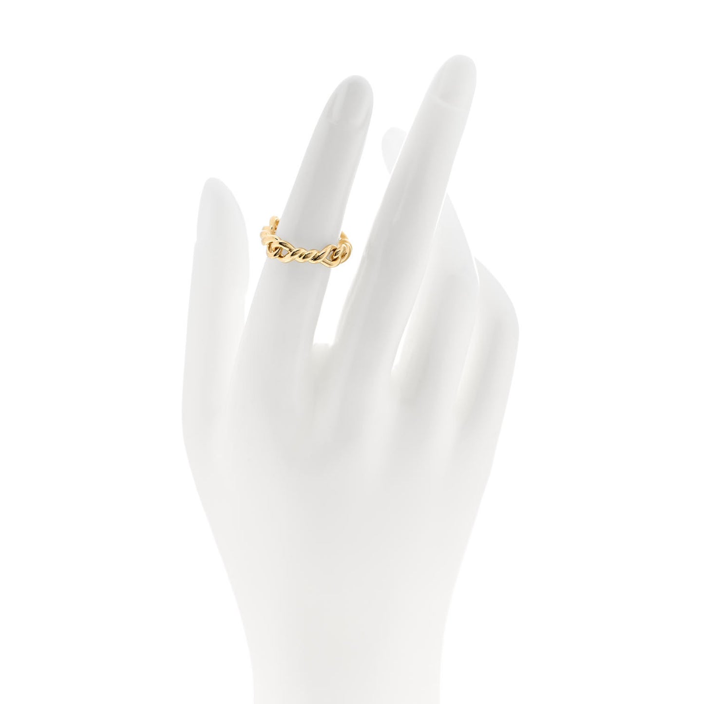 18K Yellow Gold 5mm Continuance Ring 49 5