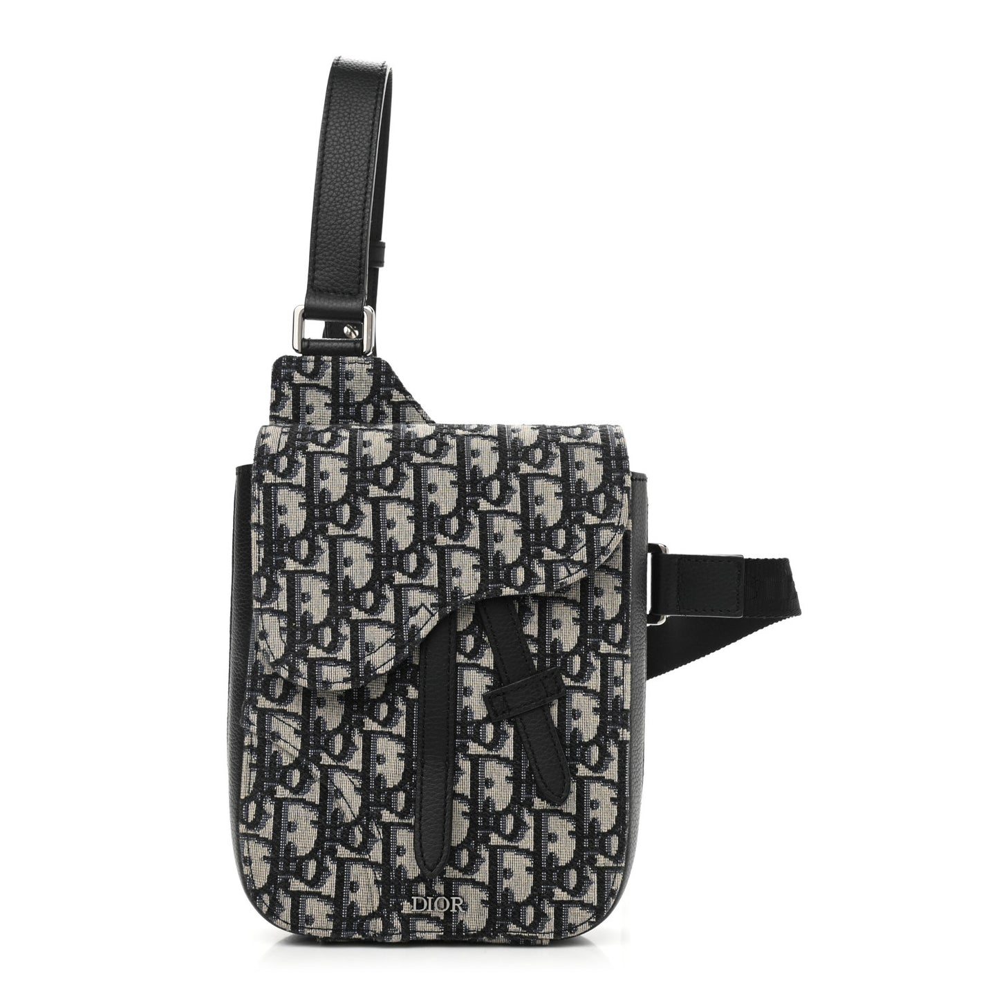 Oblique Saddle Pouch Blue