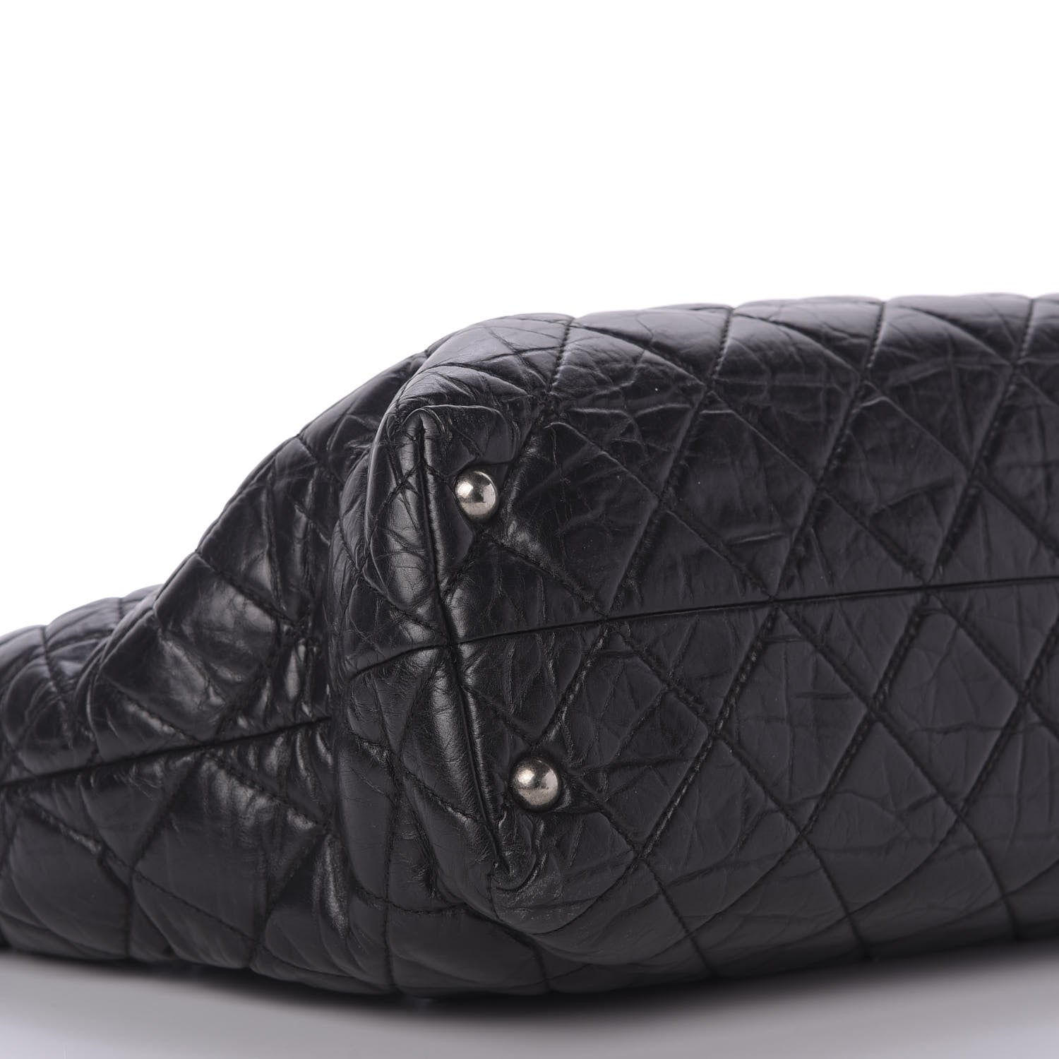 Chanel Aged Calfskin Quilted Reissue 2.55 Tote Black 6 of 9