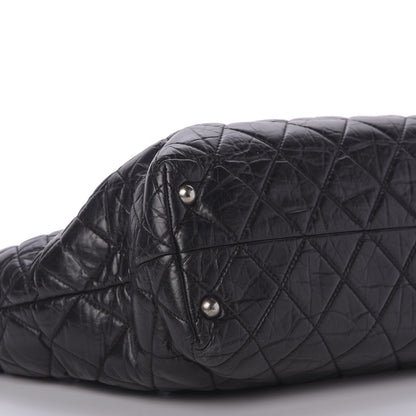 Chanel Aged Calfskin Quilted Reissue 2.55 Tote Black 6 of 9
