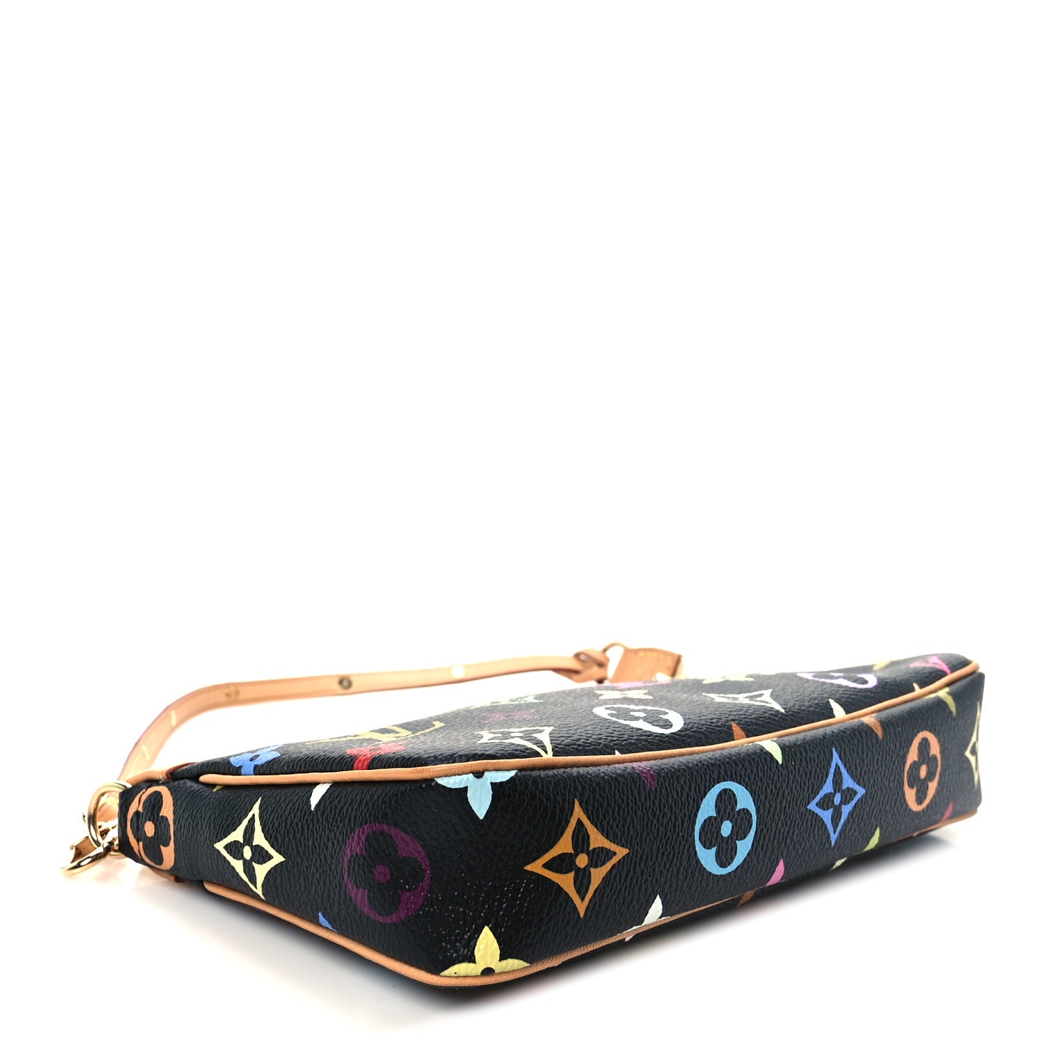 Louis Vuitton Monogram Multicolor Pochette Accessories Black 7 of 21