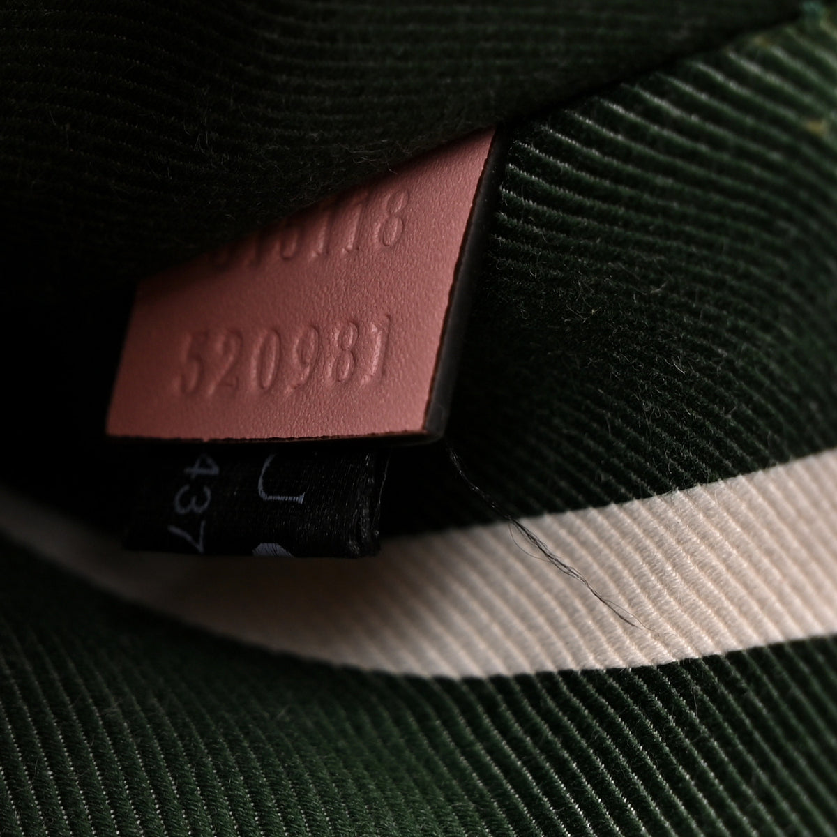 GG Supreme Monogram Emblem Mini Bucket Bag Pink