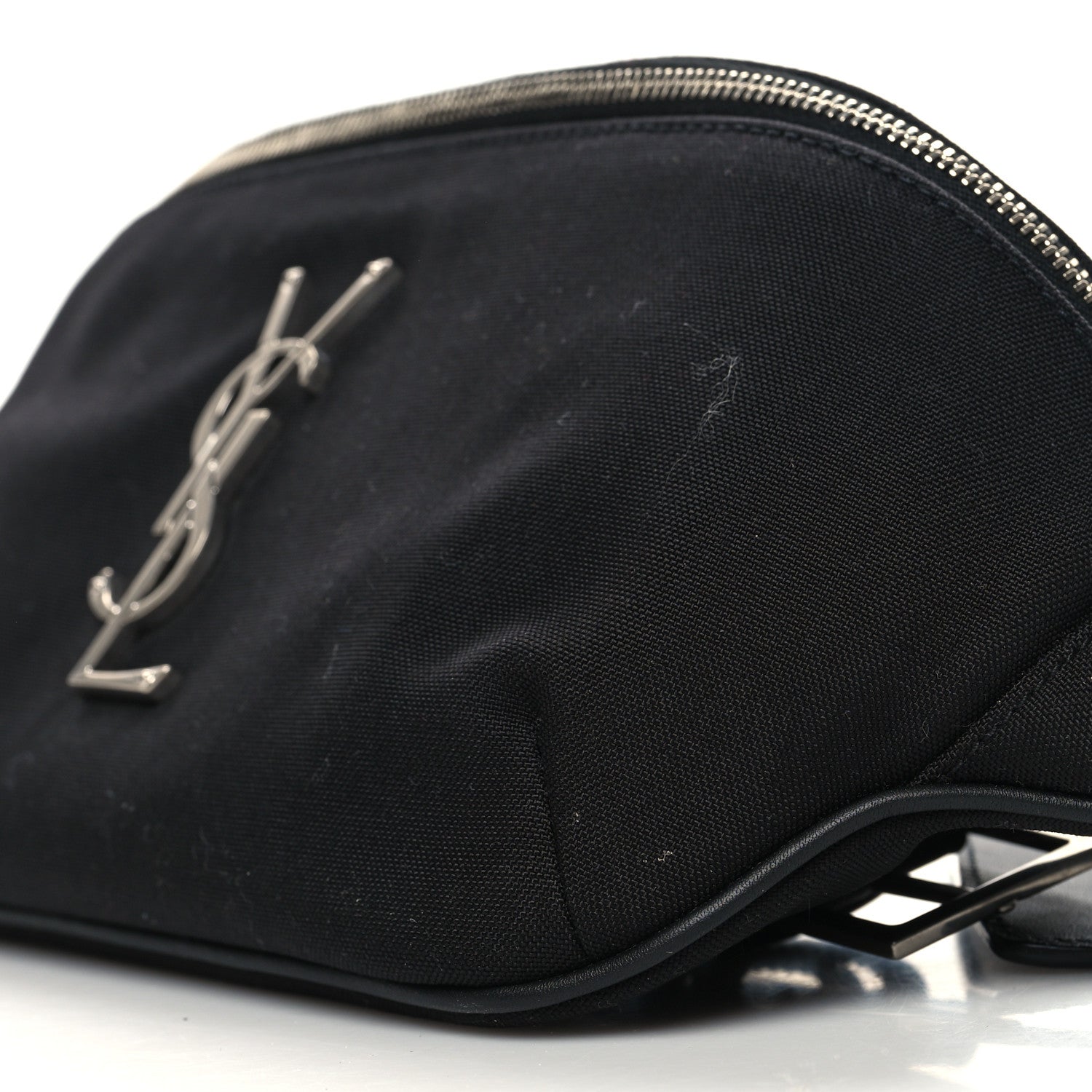 Saint Laurent Calfskin Monogram Belt Bag Black 10 of 10