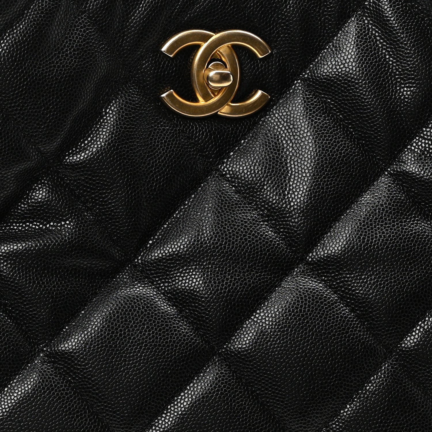 Chanel Caviar Quilted Fold Over Hobo Black 8 of 10