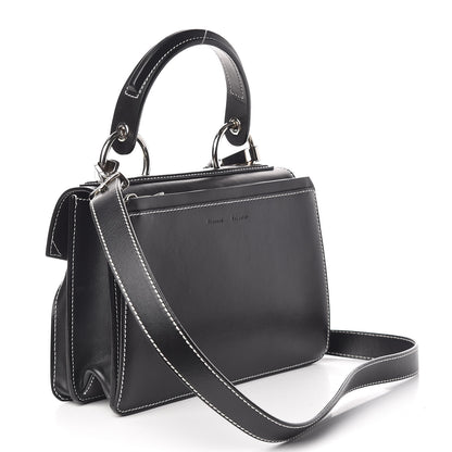 Proenza Schouler Smooth Calfskin Small Hava Top Handle Bag Black 3 of 9