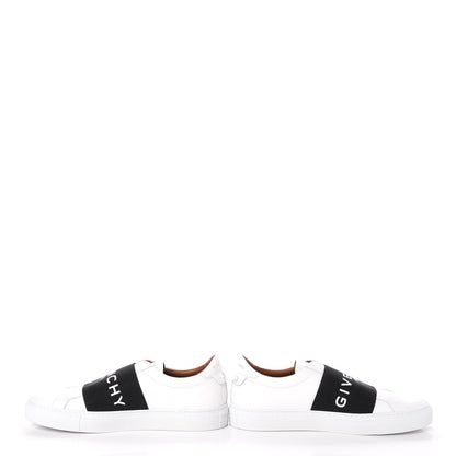 Givenchy Calfskin Band Logo Mens Urban Street Sneakers 41 White Black 5 of 12