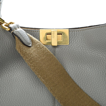 Fendi Cuoio Romano Selleria Medium Peekaboo X-Lite Tortora 9 of 13