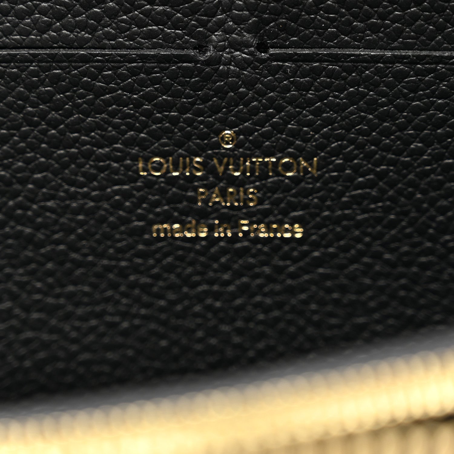 Louis Vuitton Empreinte Clemence Wallet Black 6 of 6