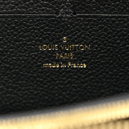 Louis Vuitton Empreinte Clemence Wallet Black 6 of 6