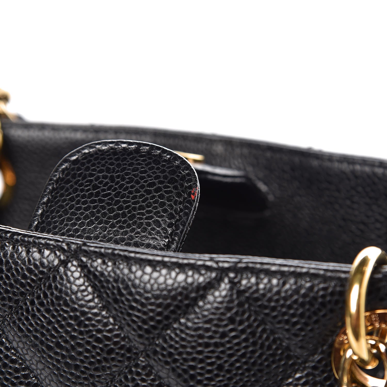 Chanel Caviar Quilted Petit Shopping Tote PST Black 8 of 11