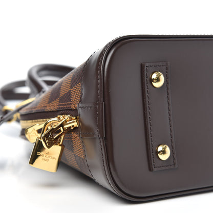 Louis Vuitton Damier Ebene Alma BB 6 of 9