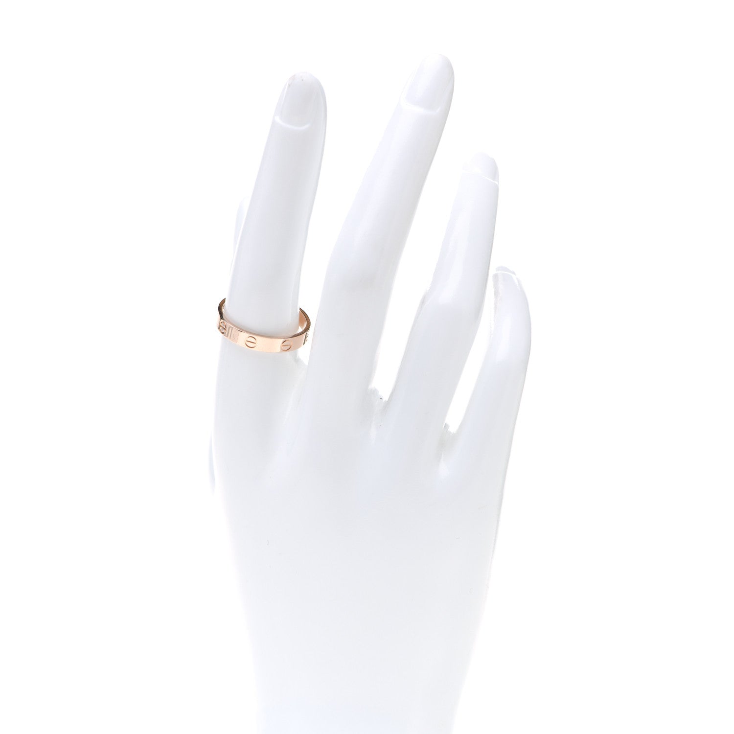 Cartier 18K Pink Gold 3.5mm LOVE Wedding Band Ring 59 8.75 2 of 5