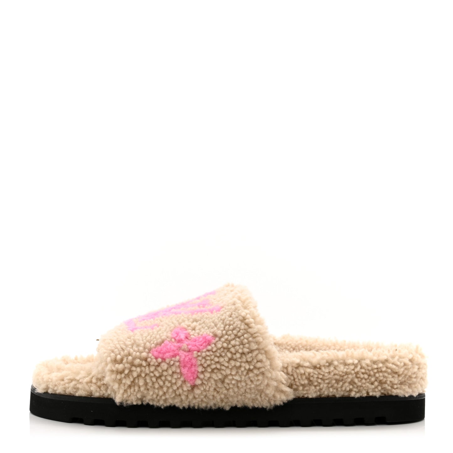 Shearling Paseo Flat Comfort Mule 39 Beige