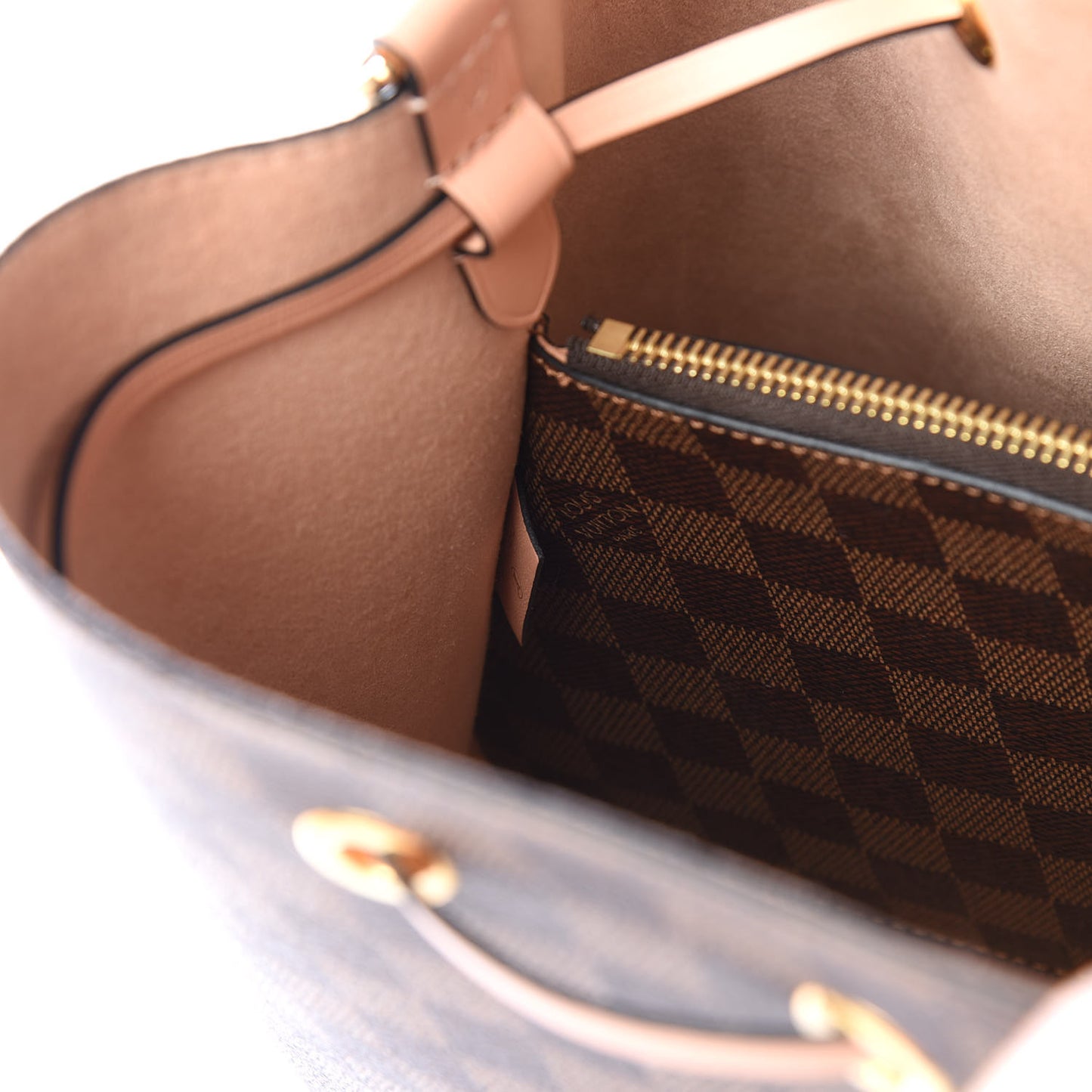 Damier Ebene Neonoe MM Venus Pink