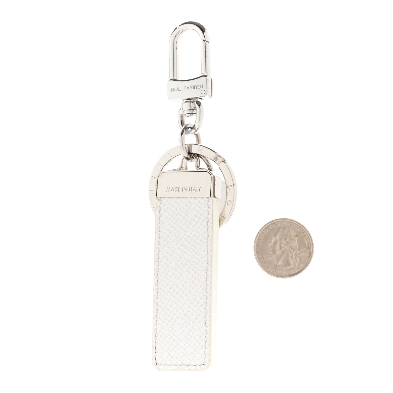 Louis Vuitton Monogram Neo LV Club Bag Charm Key Holder White 2 of 6
