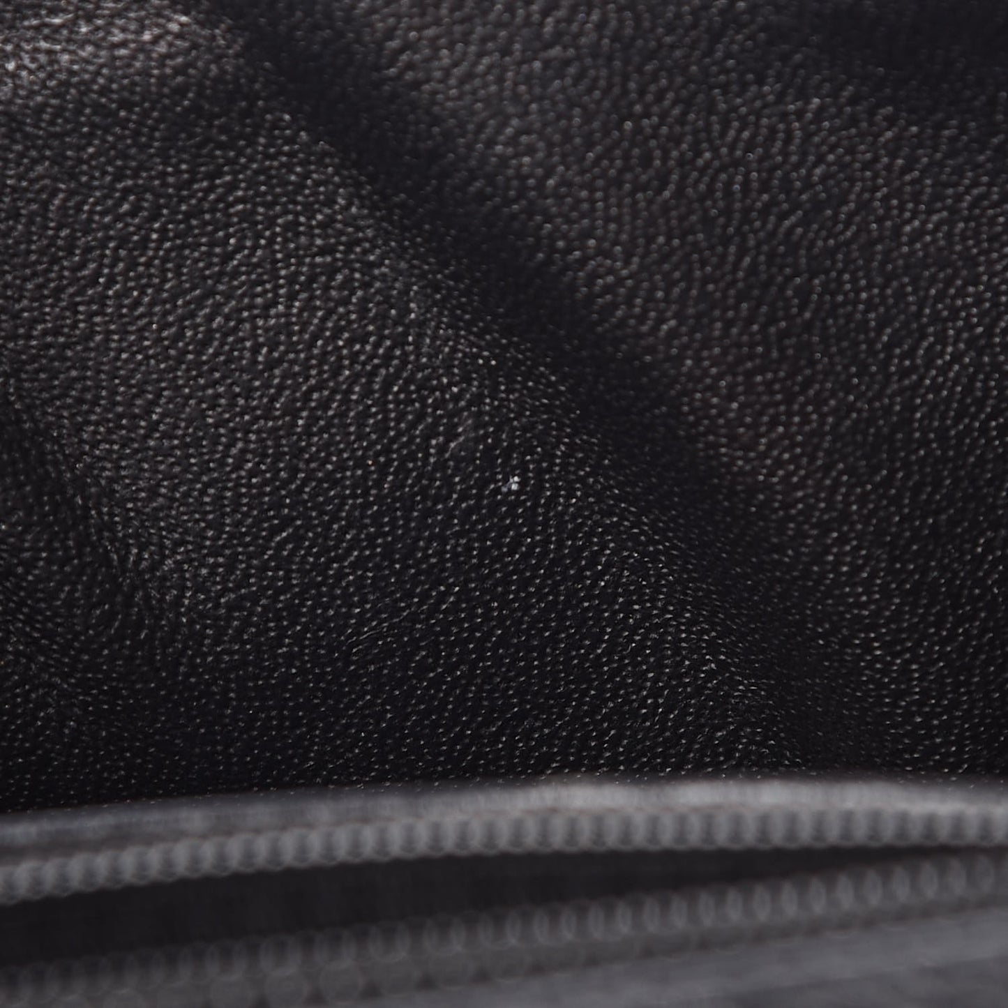 Caviar Quilted Mini Square Flap Black