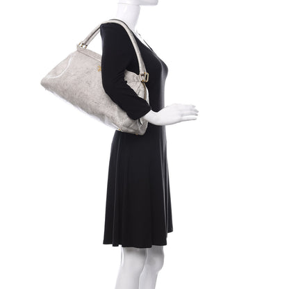 Prada Craquele Shoulder Bag Talco 2 of 12