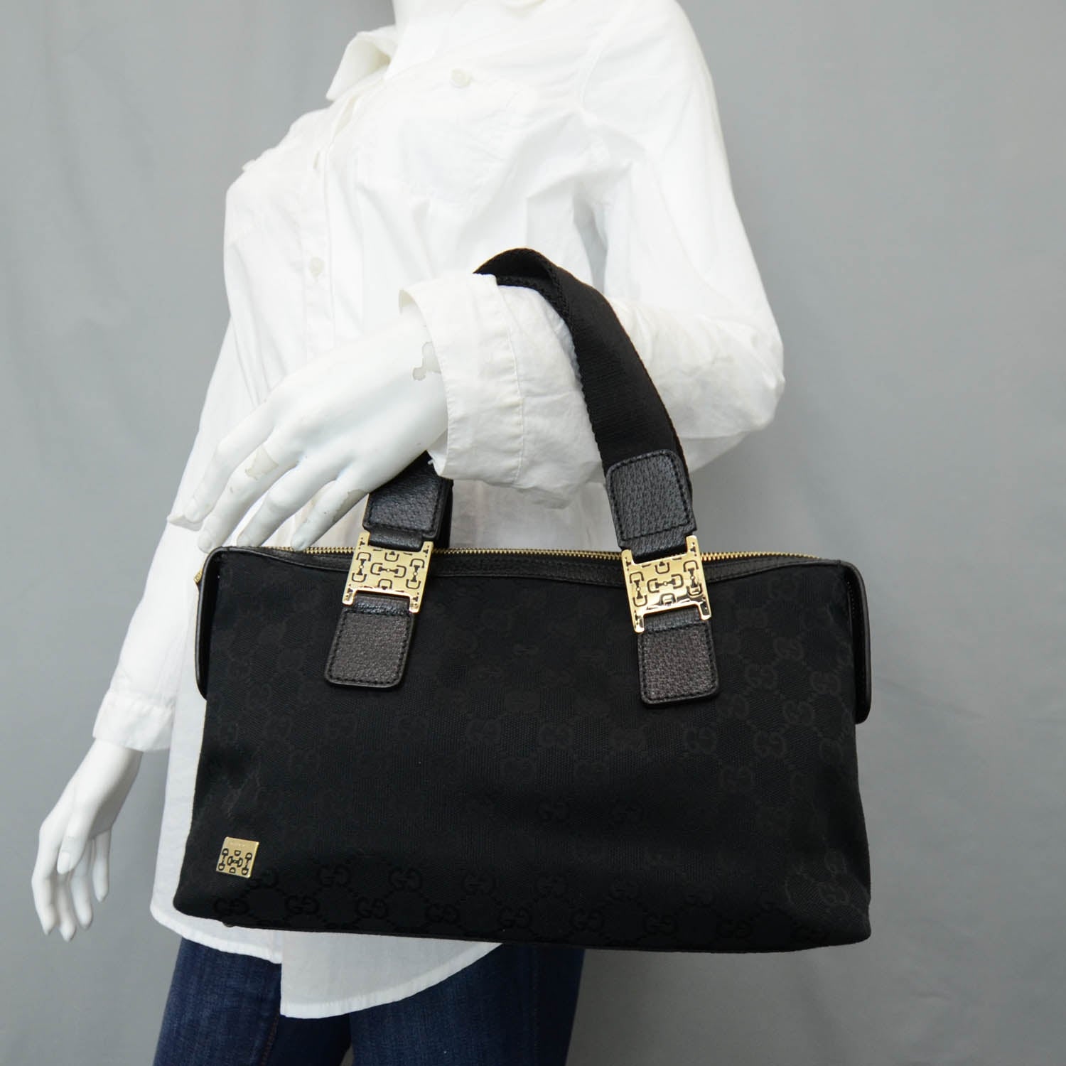 Gucci GG Monogram Pop Tote Black 2 of 12