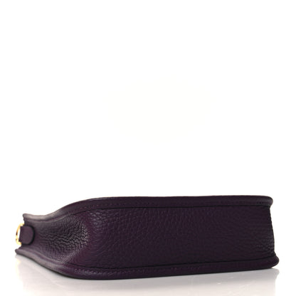 Hermes Taurillon Clemence Amazone Evelyne TPM Cassis Rouge Grenat 4 of 11