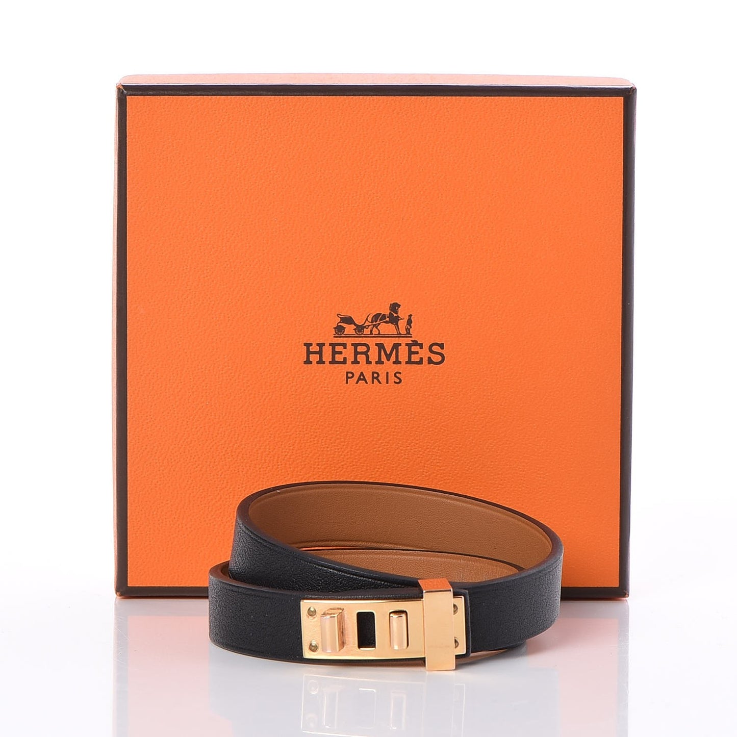 Swift Mini Dog Double Tour Bracelet T2 Black