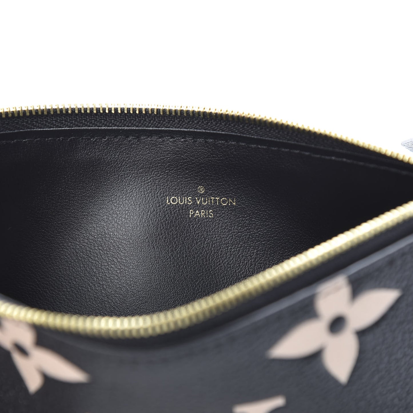 Empreinte Monogram Giant Crafty Pochette Felicie Zippered Insert Black