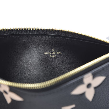 Louis Vuitton Empreinte Monogram Giant Crafty Pochette Felicie Zippered Insert Black 6 of 6