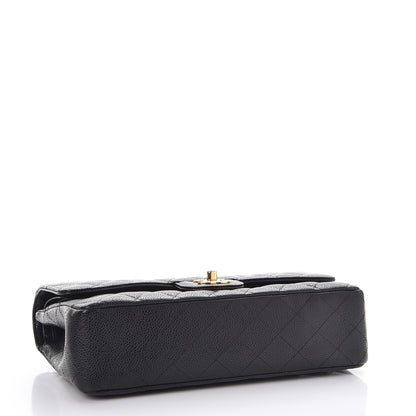 Chanel Caviar Quilted Medium Double Flap Black 5 of 10