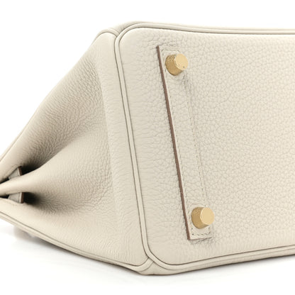 Hermes Togo Birkin 25 Beton 8 of 9