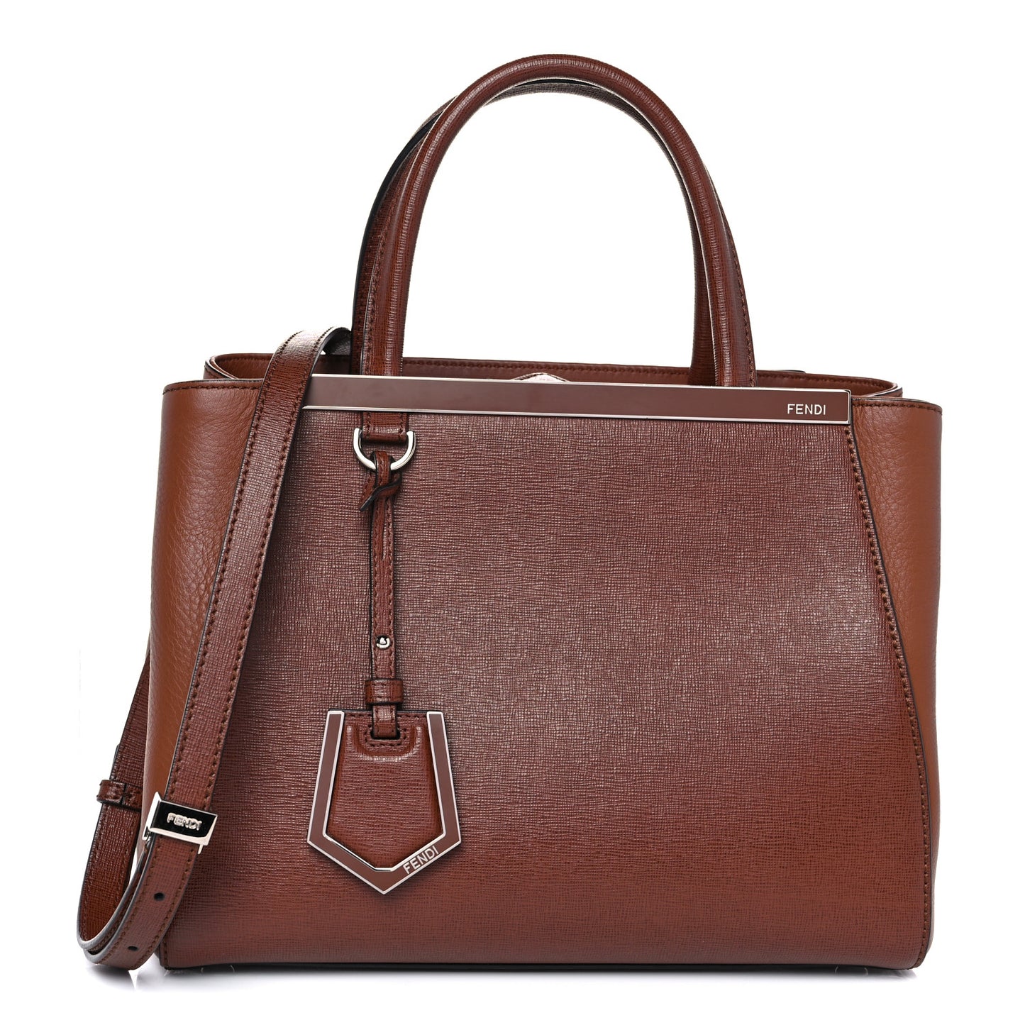 Vitello Elite Petite 2Jours Tote Walnut