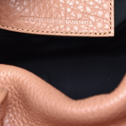 Alexander Wang Pebbled Lambskin Rocco Tan Pale Gold Hardware 6 of 10