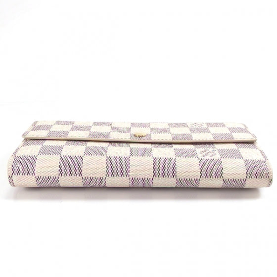 Louis Vuitton Damier Azur Sarah Wallet Porte-Monnaie 4 of 9