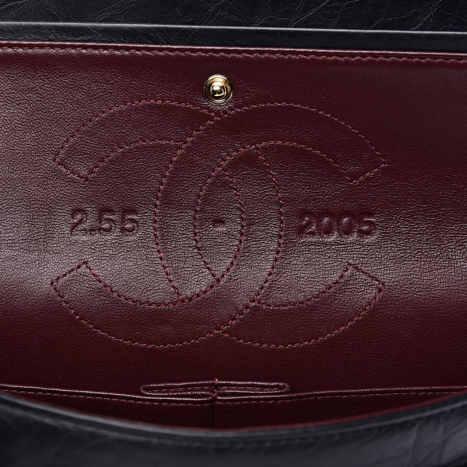 Chanel Aged Calfskin 50th Anniversary 2.55 Reissue 225 Flap Black 14 of 14