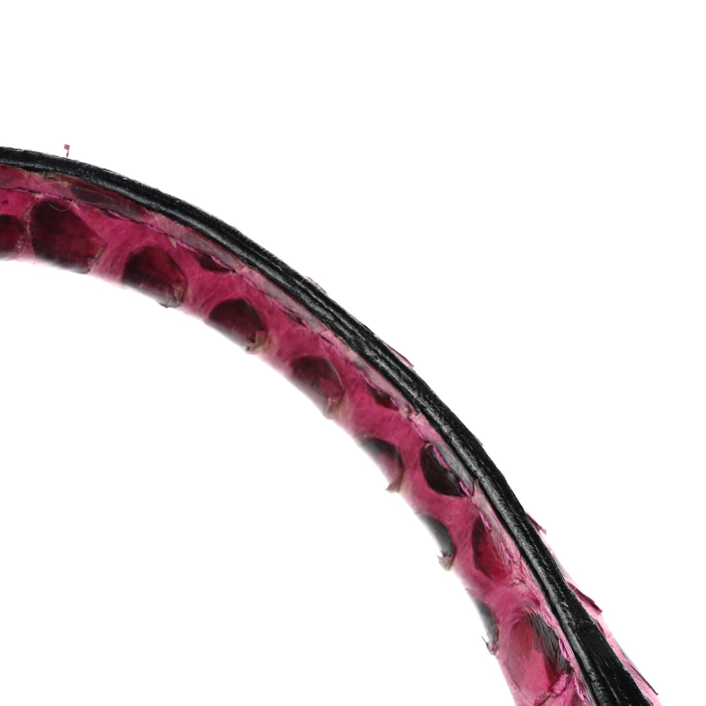 Snakeskin Leopard Gambler Dice Bowler Pink