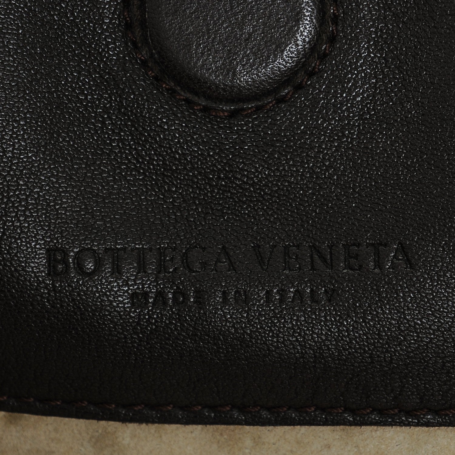 Bottega Veneta Nappa Intrecciato Large Campana Ebano 9 of 11