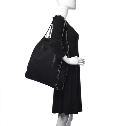 Stella McCartney Shaggy Deer Big Falabella Tote Black 2 of 11