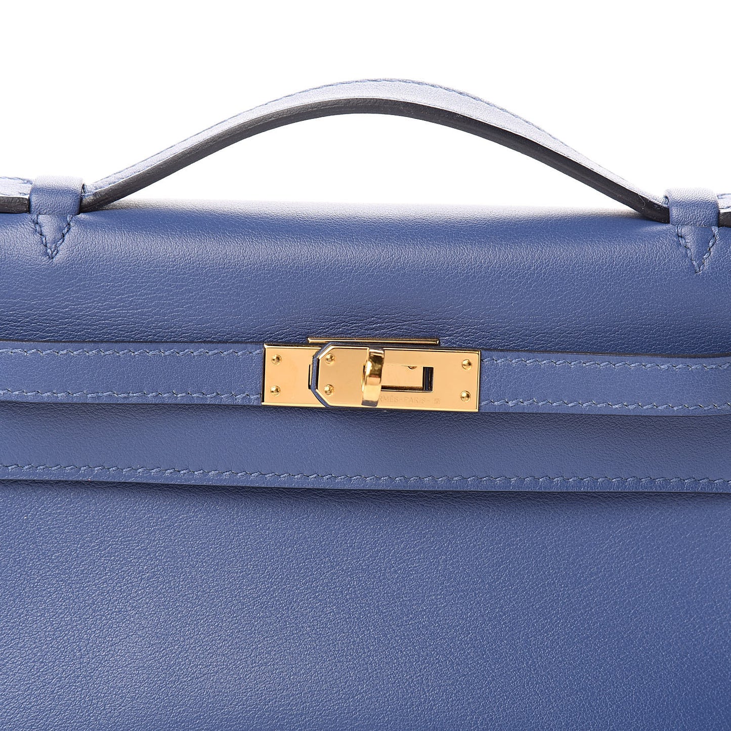 Swift Kelly Pochette Clutch Bleu Brighton