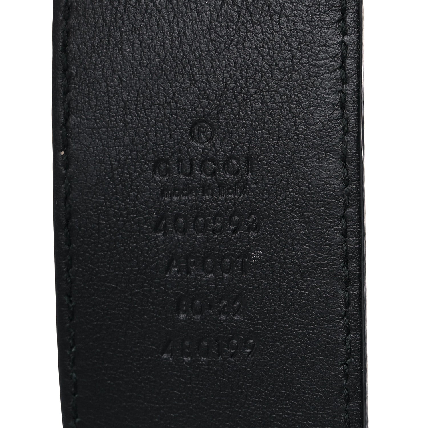Gucci Calfskin Double G 40mm Belt 80 32 Black 3 of 9