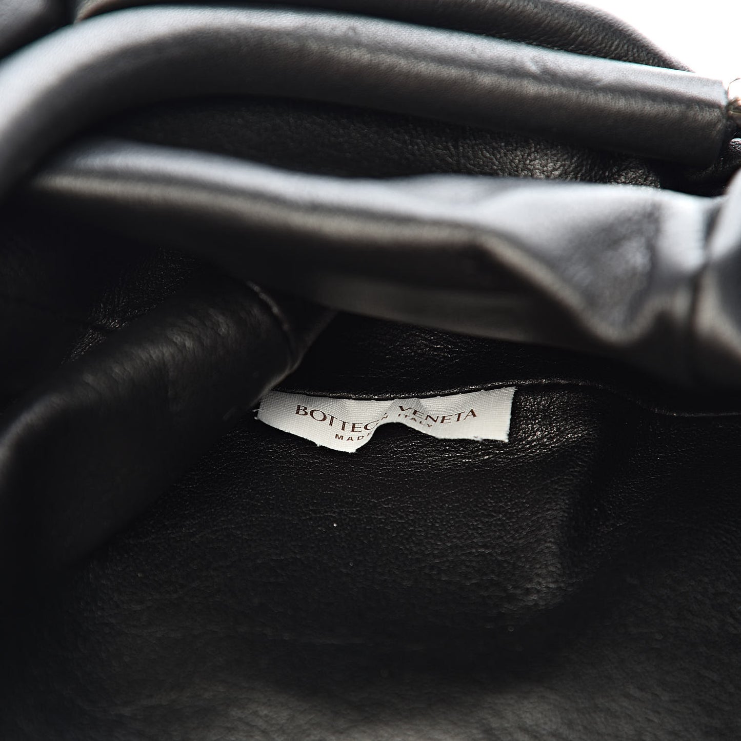 Smooth Butter Calf The Pouch Oversized Clutch Black